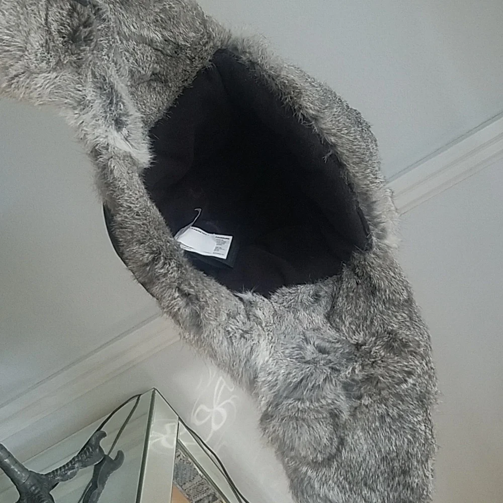 NEW Pajar Wolf Rabbit Fur Trapper Unisex Hat - Picture 8 of 10